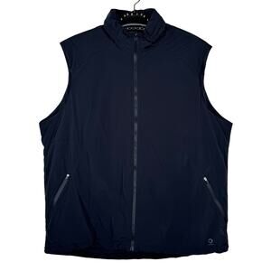 Alwrld Black Biodegradable Vest Full Zip Sleeveless Jacket XL NWOT